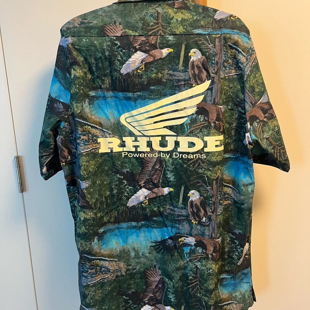 RHUDE button up shirt